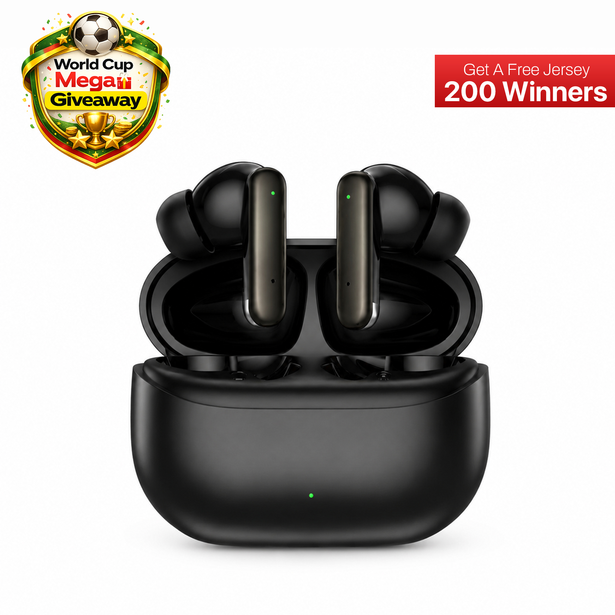 K-Smart BD-A30 Pro ENC Wireless Stereo Headphones 100 Hours Musics Time | Lightweight Bluetooth Earbuds with Deep Bass & Clear Sound