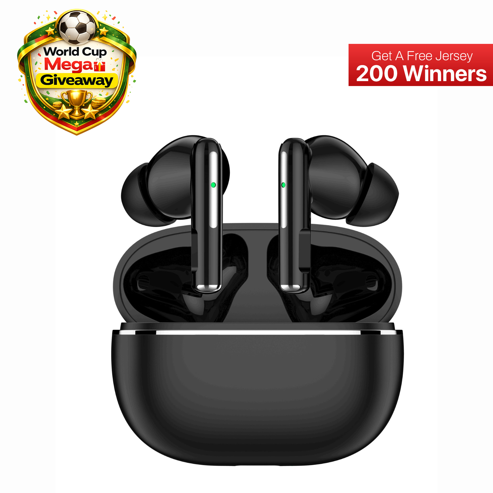 K-Smart BD-A30 ENC Wireless Stereo Headphones | Lightweight Bluetooth Earbuds with Deep Bass & Clear Sound