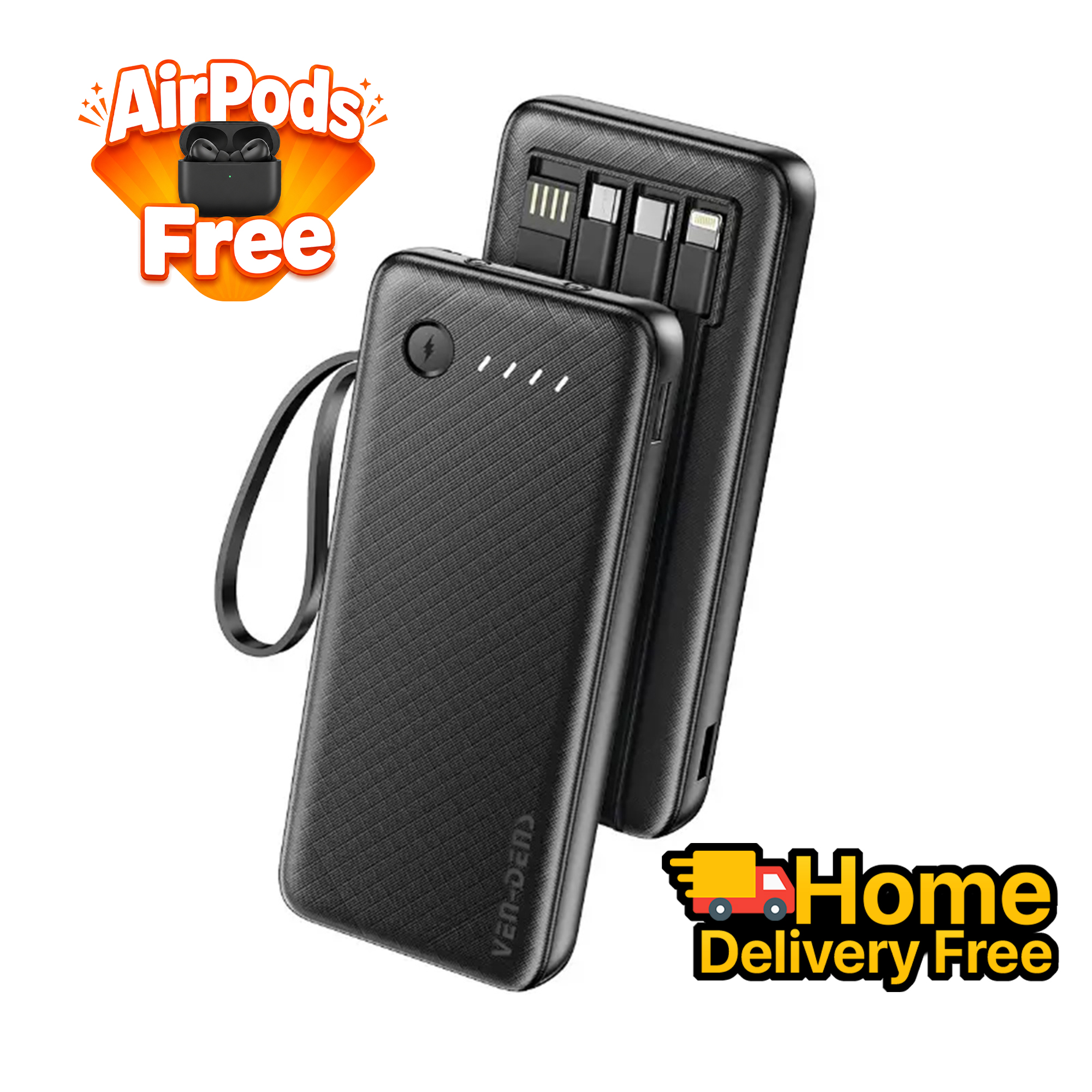 VEN-DENS VD-PB059 20000 mAh 4 in 1 Power Bank (VD-PB059)